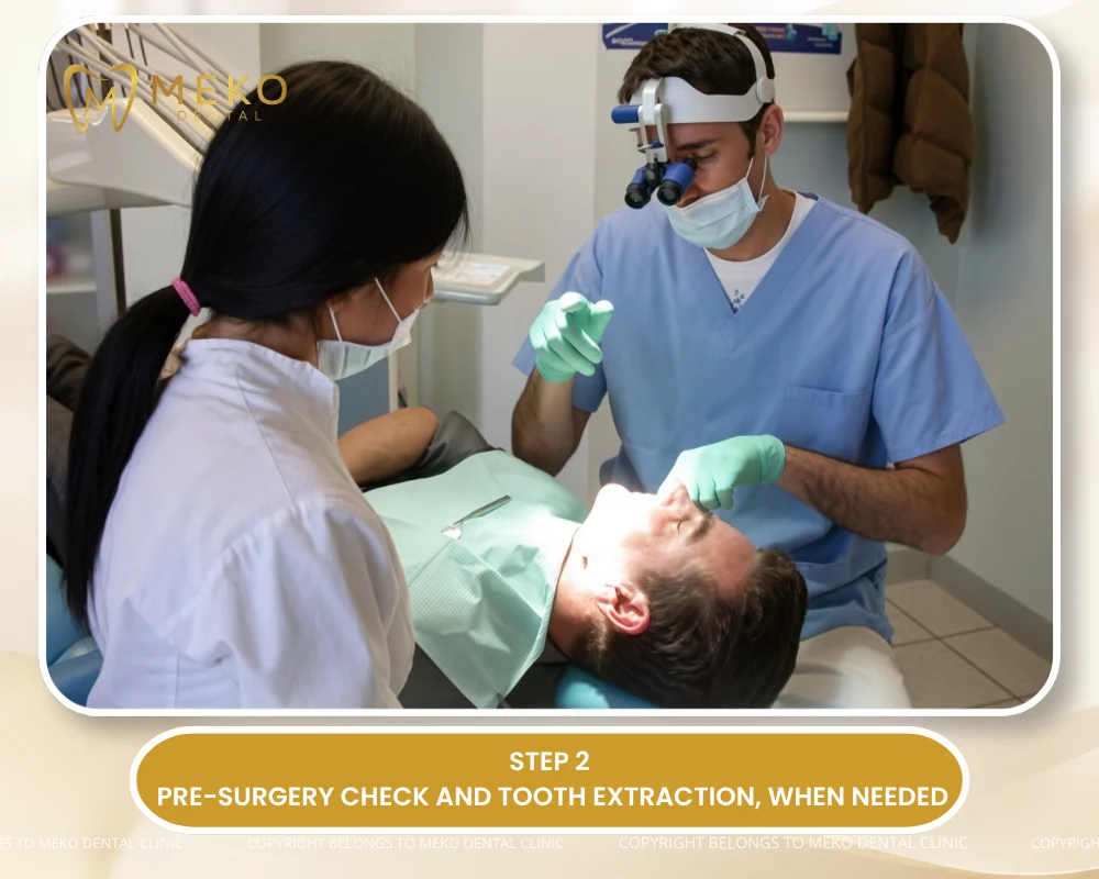 tooth implant procedure