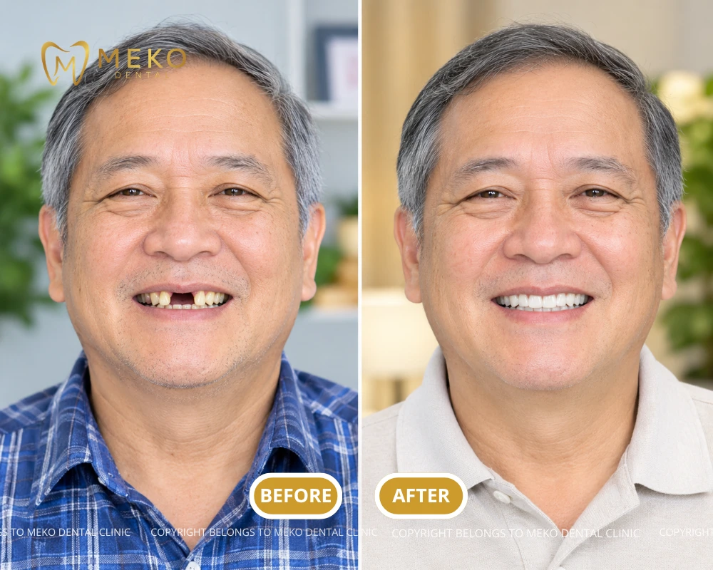dental implants in front teeth