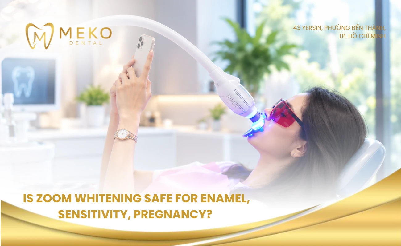 Is zoom whitening safe for enamel, sensitivity, pregnancy?