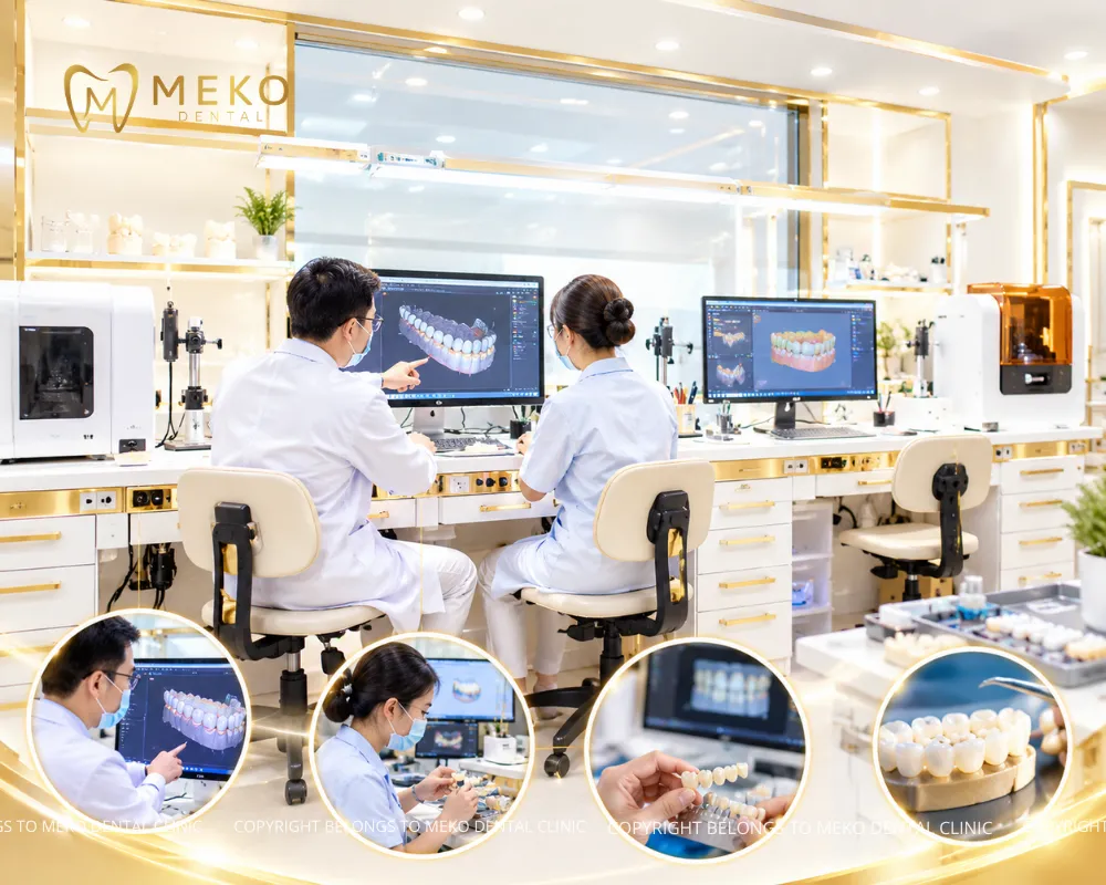 Lab in-house tại nha khoa Meko