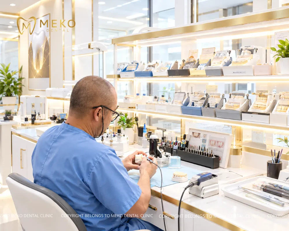 Lab in house nha khoa