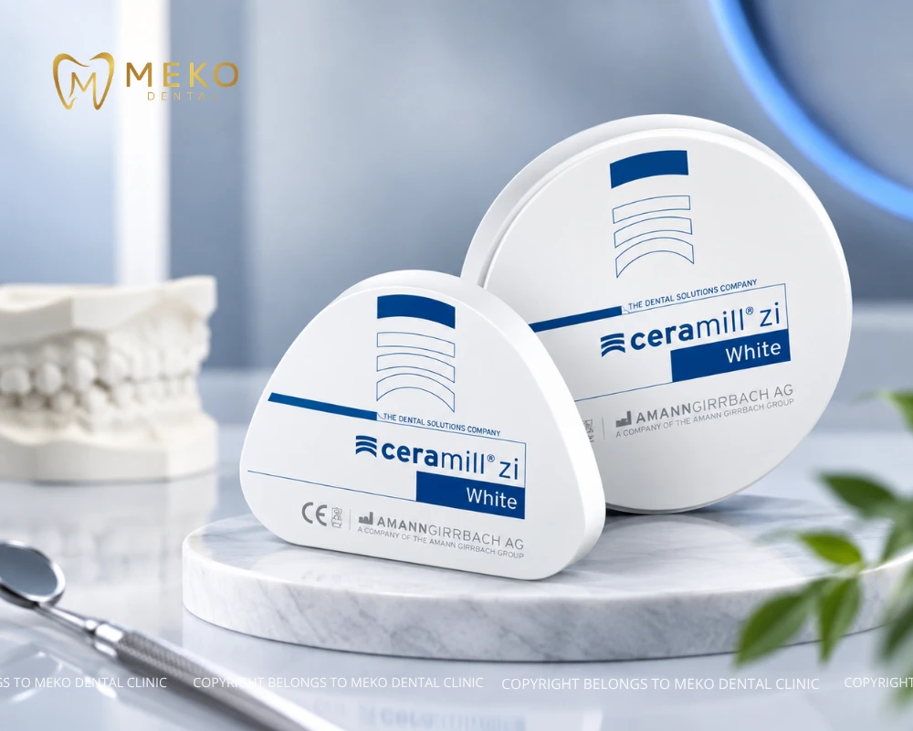 răng sứ ceramill có mấy loại