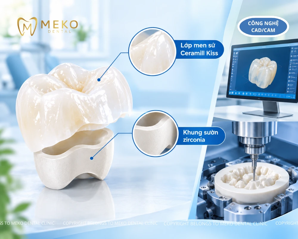 cấu tạo răng sứ ceramill